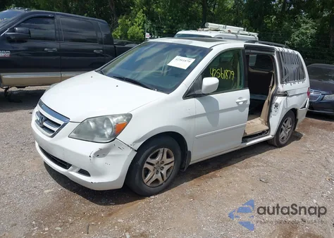 2007 Honda Odyssey Ex-L from USA, damaged, VIN 5FNRL387X7B456309